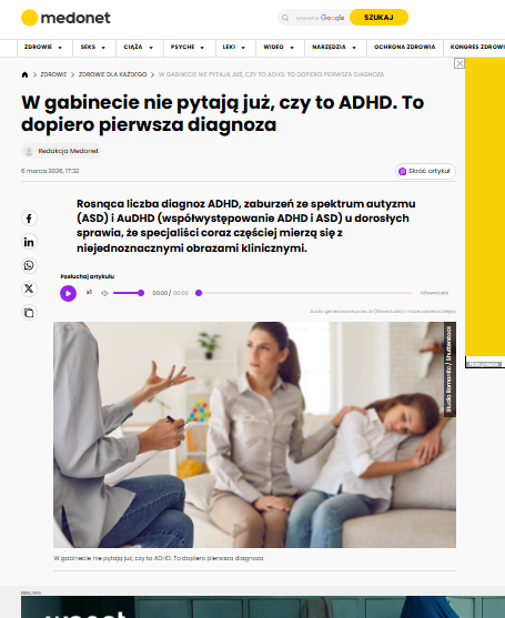 Medonet – artykuł o NeuroPerspektywy 2026