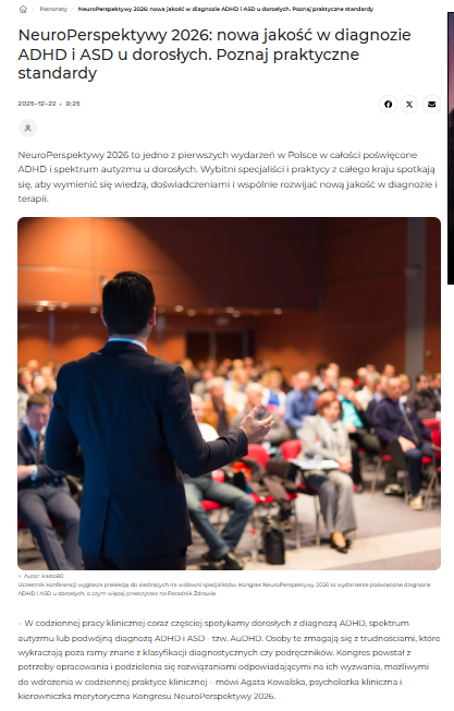 Poradnik Zdrowie – artykuł o NeuroPerspektywy 2026