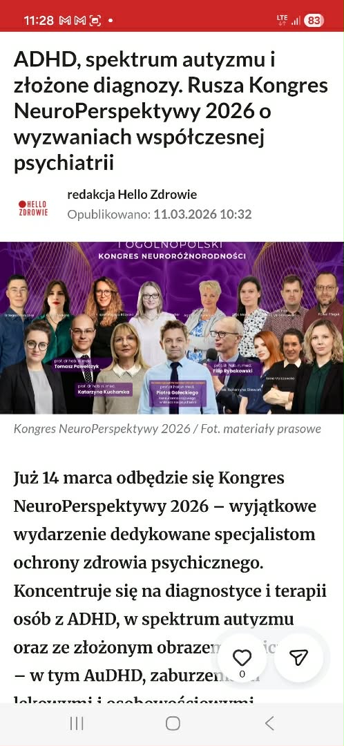Hello Zdrowie – artykuł o NeuroPerspektywy 2026